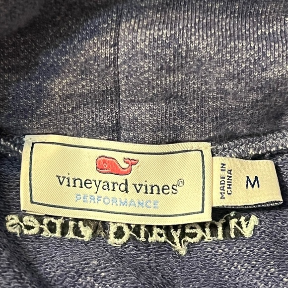 Vineyard Vines Women’s size M Blue high neck mock pullover sweatshirt feel - Picture 4 of 8